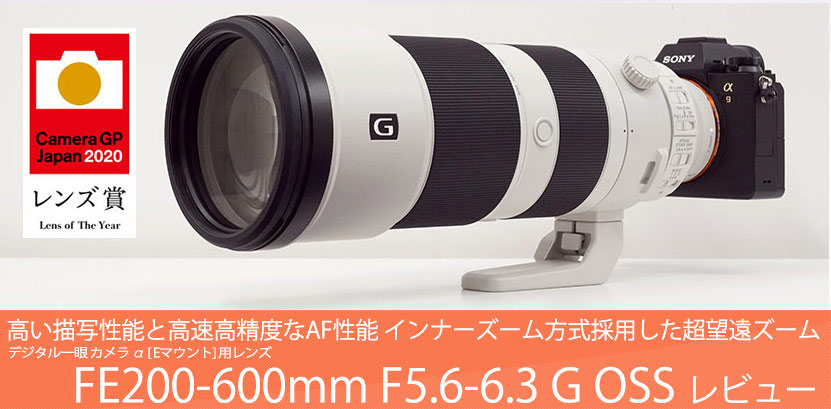 SONY sel 200-600mm f5.6-6.3 G 超望遠レンズ