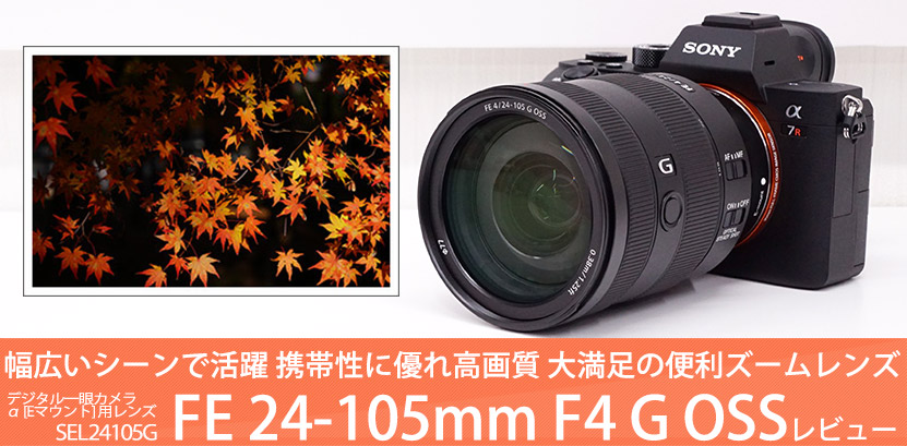 SONY α G OSS 24-105mm F4.0 Eマウントレンズ 美品