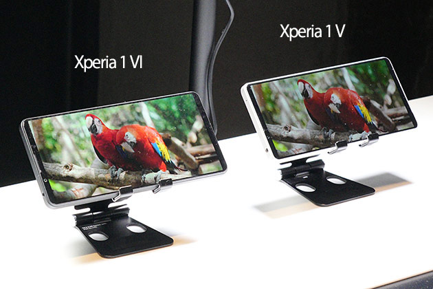 Xperia 1 VI ディスプレイ比較の画像